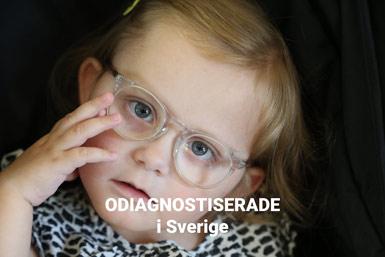 Flicka med texten fotoprojektet Odiagnostiserade Sverige